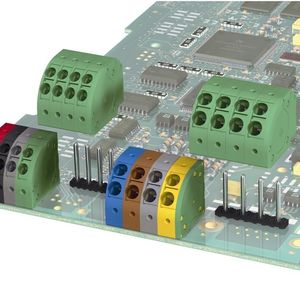Bild 1: Federkraft-Doppelanschluss im ergonomischen Design