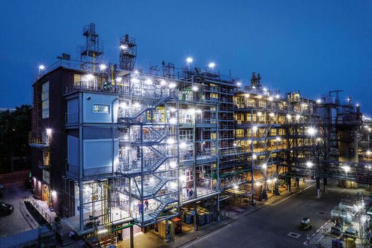 BASF's test facility at the Verbund site in Ludwigshafen, Germany has started in experimental mode. (Source:  BASF)