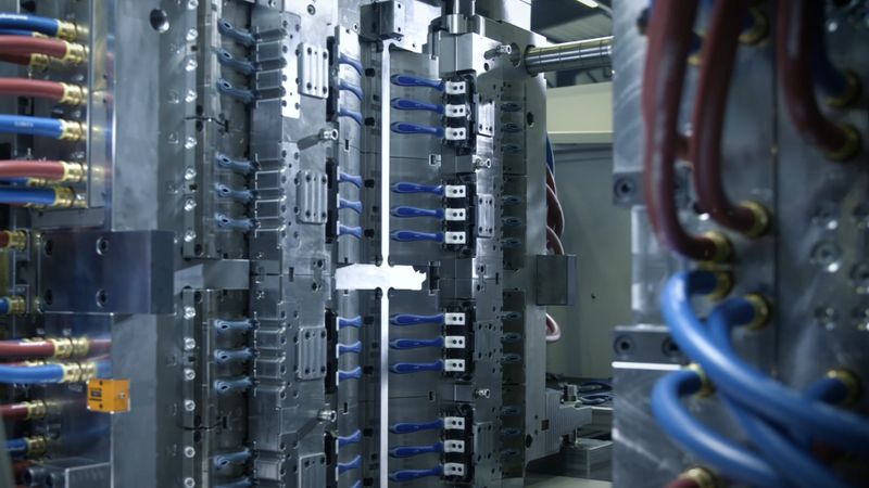 Rentabilität und Qualität beim Spritzgießen stehen und fallen mit der synergetischen Abstimmung von Spritzgießmaschine, Formtechnik und Temperierkonzept.(Bild:  Hack Formenbau)