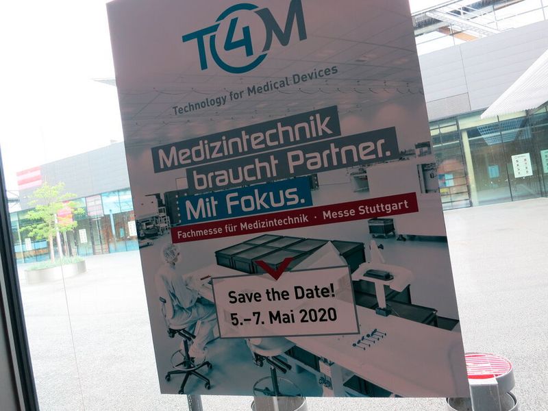 Auf Wiedersehen auf der nächsten T4M vom 5. bis 7. Mai 2020 in Stuttgart. (Reinhardt / Devicemed)