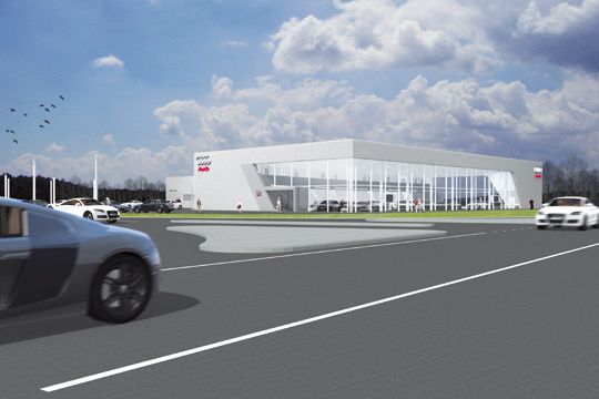Der Neubau für Feser Joachim Automobil in Roth. (Archiv: Vogel Business Media)