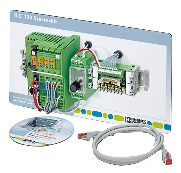 Bild 2: Mit dem Starterkit kann sich der Anwender von der Leistungsfähigkeit der Kleinsteuerungen überzeugen. Bild: Phoenix Contact (Archiv: Vogel Business Media)
