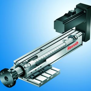 Je kleiner die zu bewegende Eigenmasse, umso effizienter arbeiten Vorschubantriebe. Das ist beim Linearantrieb VKK von Rexroth der Fall. Dieser Antrieb benötige in Vertikalachsen von Handlingsystemen eine geringere Antriebsleistung.