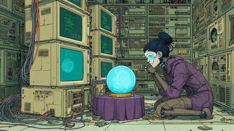 Die ersten Schritte sind getan. 2026 muss sich künstliche Intelligenz – in welcher Form auch immer – bewähren.(Bild:  Midjourney / KI-generiert)