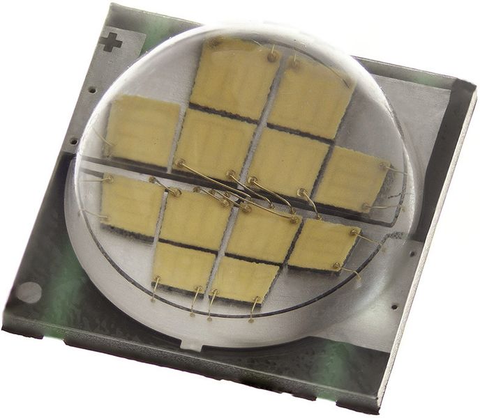 Maximaler Ansteuerstrom: Bei der XLamp MT-G EasyWhite beträgt der maximale Ansteuerstrom 4000 mA bei 24 W ( Cree)