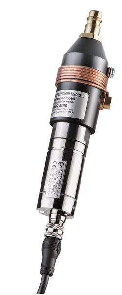 Bild 2: Herzstück der Durchfluss-Messstation ist der Strömungssensor mit schneller Ansprechzeit. (CSI)