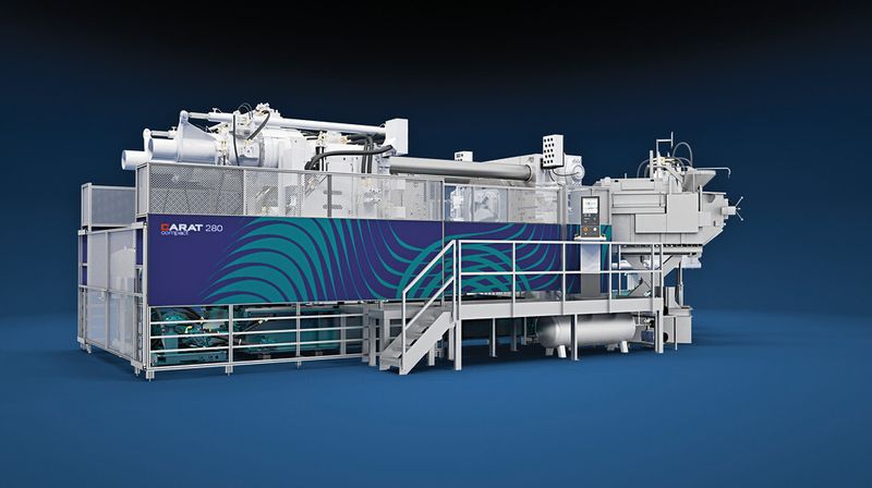 «Carat 280» mit dem integrierten Vakuumsystem «SmartVac». (Bild: Bühler)