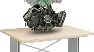 Die Hubsäule Multilift II Impact verfügt über ein integriertes Dämpfungssystem, das auch schwere Lasten unterstützt. (Bild: RK Rose+Krieger)