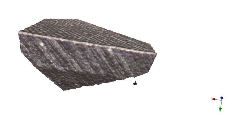 Höhenunterschied mit der 3D Visualisierung anhand von Echtfarbinformationen identifizieren. (Alicona)
