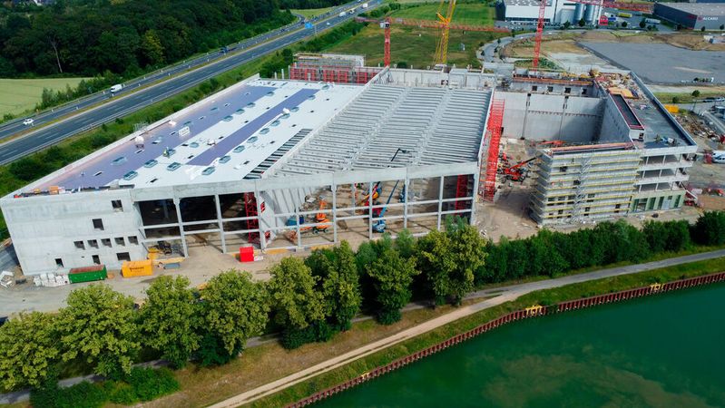 Die Fraunhofer Forschungsfertigung Batteriezelle (FFB Fab) in Münster.(Bild:  Michael Möller)