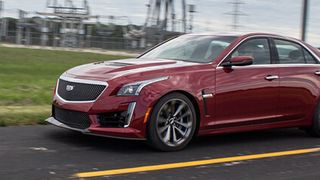 Der Cadillac CTS-V lässt mit 649 PS die Konkurrenzmodelle von Audi, BMW und Mercedes-AMG deutlich hinter sich. (Foto: Cadillac)