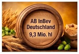 Platz 2 – AB InBev Deutschland – 9,3 Millionen Hektoliter (Bild: Gemini 3 Pro Image / KI-generiert)