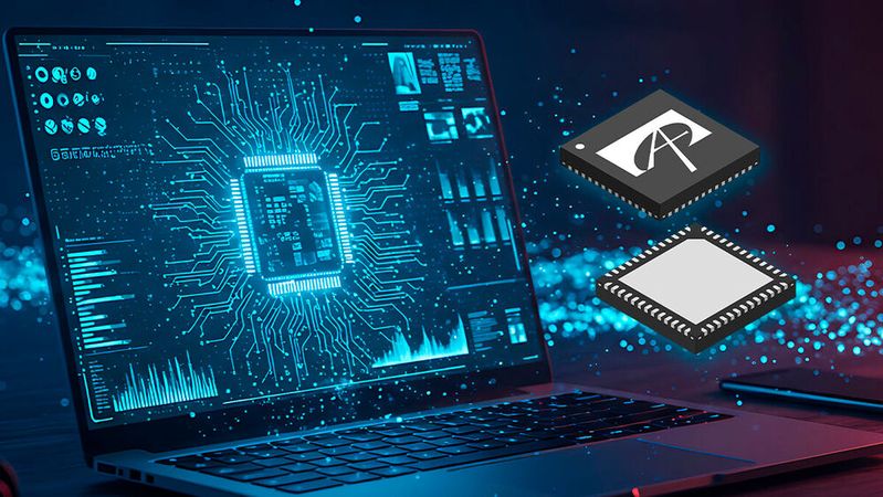 Alpha and Omega Semiconductor’s total power solution pairs new digital multiphase controllers with Smart Power Stages (SPS) to optimize IMVP9.3 Vcore delivery for Intel Panther Lake and Wildcat Lake, reducing light‑load quiescent current and extending battery life.(Source:  Alpha and Omega)