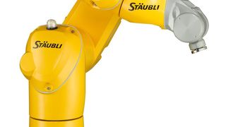 Die TX2-Roboterbaureihe verfügt über integrierte Sicherheitstechnik für MRK-Anwendungen. (Bild: Stäubli)