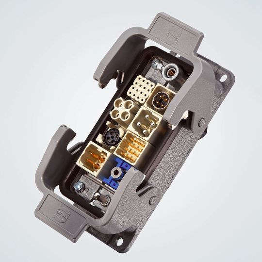 Domino Module zur Übertragung von Daten, Signalen und Power(Bild:  HARTING)