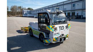 Das Joint Venture Tracteasy will den Einsatz seines autonomen Schleppers „EZTow“ für Industrieanlagen und Flughäfen vorantreiben. (Bild: Tracteasy)