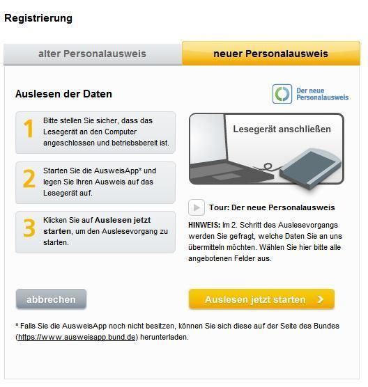 Nur wer zum Zahlen bereit ist, darf den neuen Personalausweis online benutzen. (Archiv: Vogel Business Media)