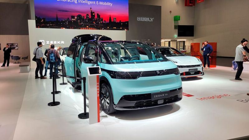 Auf der Automechnika zeigten einige chinesische Autobauer ihre Produkte.(Bild:  Wehner - VCG)