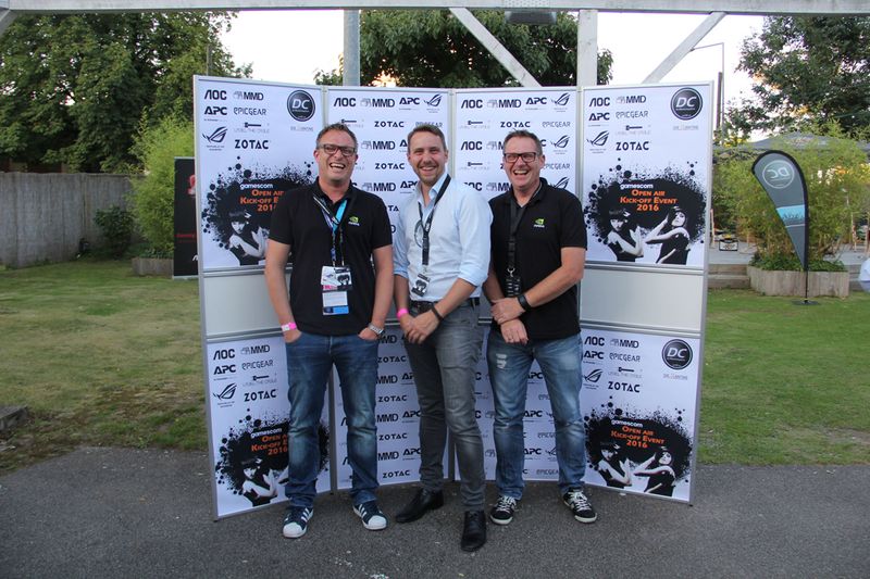 Das NVidia-Team (v. l.) Florian Betz, David Platte und Ralf Koczorowski. (Bild: DC Club)
