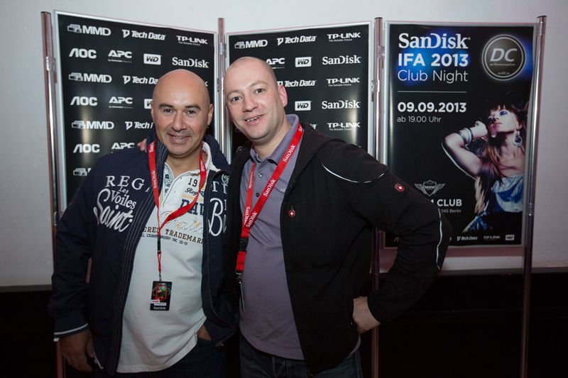 Georgios Sarelakos (l.) und Jan Bode, Medimax (Eventfotos: Nils Krüger)