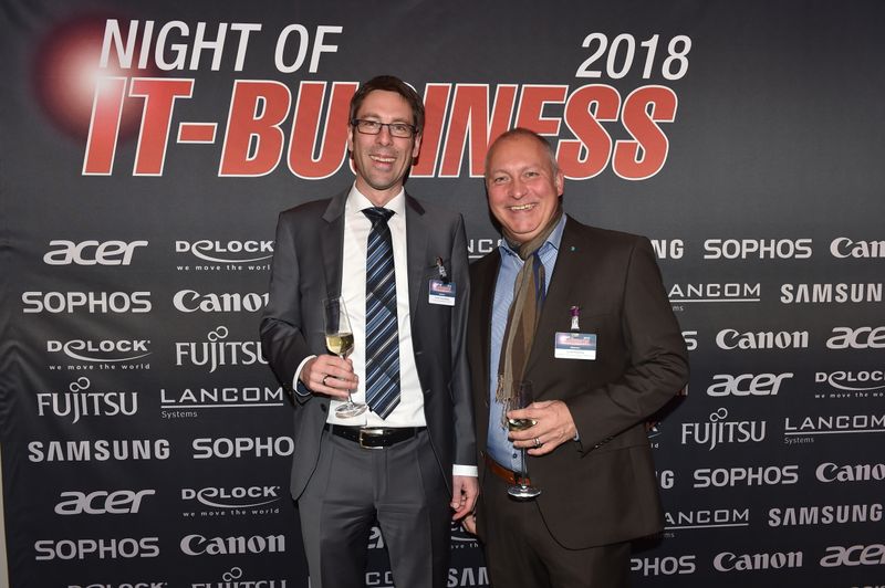 (l.) Daniel Wessinghage, Avaya, und Guido Nickenig, Westcon. (Bild: Hannes Magerstädt)