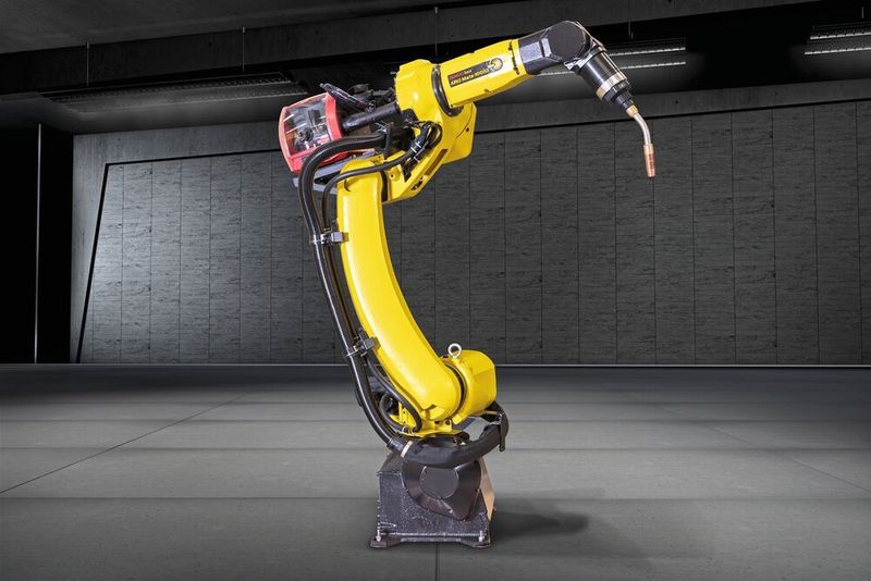 Der ARC Mate 100iD sorgt für Produktivitätssteigerungen beim Kunden, reduzierten Montageaufwand und niedrigere Betriebskosten (TCO) durch die nahtlose Integration des Schweissequipments. (Fanuc)