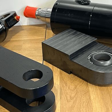 CNC machined metal component for hydraulic cylinders in shipbuilding. (Source: Xometry)