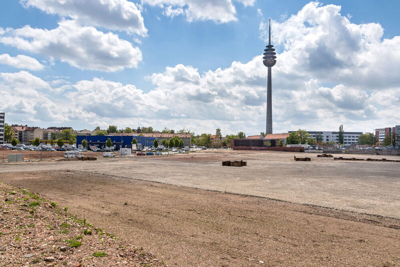 Der Neubau entsteht im Stadtteil Schweinau nahe des Fernsehturms. (BMW)