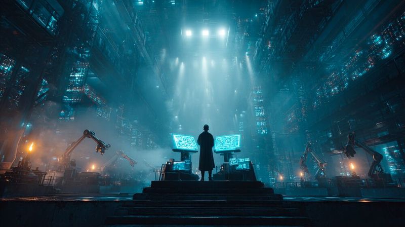 Die 10 Gebote der Industrie-KI: Das neue „Industrial AI Agent Manifesto“ des Digital Twin Consortiums liefert das ethische und technische Fundament für den sicheren Einsatz autonomer Agenten in der modernen Fertigung.(Bild:  KI-generiert)