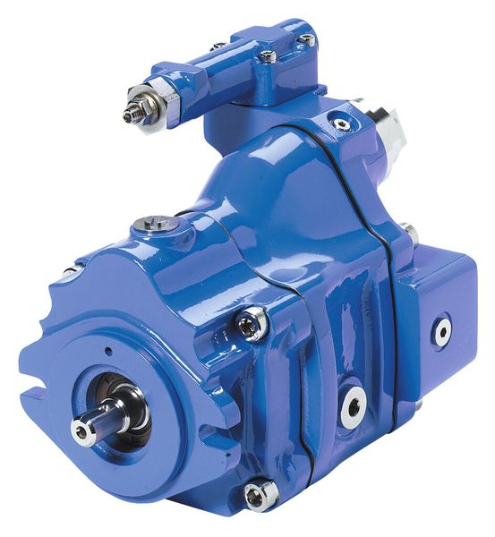 Bild 4: Gesteuerte Axialkolbenpumpen erzeugen Druck und Volumenstrom, die über die Einschraubventile in Steuerblöcken spezifisch dem hydraulischen Verbraucher zur Verfügung stehen. (Bild: Eaton)