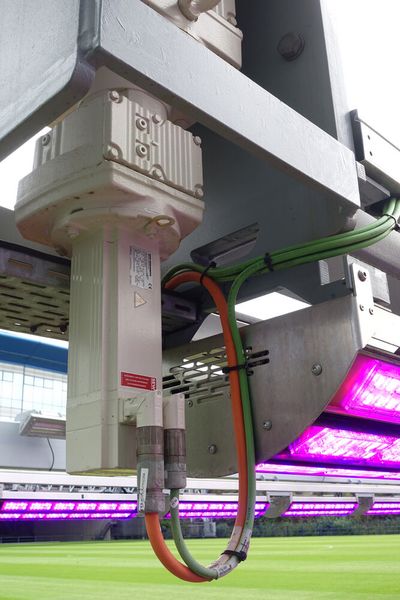 Die Antriebe zum bewegen der Träger stammen von SEW-Eurodrive. (Bild: Stefanie Michel)