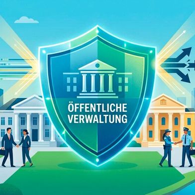Die öffentliche Verwaltung resilient gestalten, das gelingt anhand von fünf Fähigkeiten, die Gastautor Yavuz Yildiz im Artikel erläutert. (Bild: Gemini / KI-generiert)