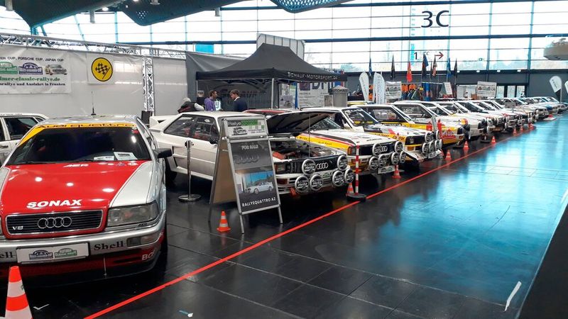 Eine beeindruckende Leistungsschau war die Sonderschau „Audi Quattro“, die allen voran der Veranstalter „Oldtimer Classic Rallye“ auf die Beine gestellt hatte. (Bild: Steffen Dominsky)