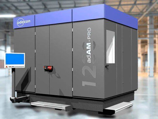 All-in-One-Fertigung durch advanced Additive Manufacturing, kurz adAM : Metallteile werden mit dem Fertigungssystem adAM-PRO additiv erzeugt, weiter- und nachbearbeitet.(Bild:  ODeCon engineering)