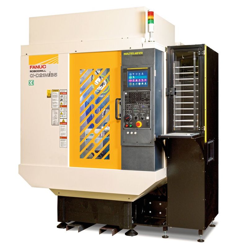 Das Multi-Palettensystem «WM MPSMill» mit dem Fanuc Bearbeitungszentrum α-D21MiB5ADV.