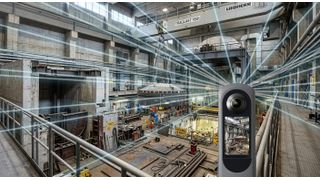 Exemplarische Darstellung eines Atomkraftwerks mit einer 360-Grad-Kamera. 

 (Bild: Immersight GmbH)