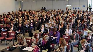Seit 2004 findet der Fachkongress Womenpower jedes Jahr am letzten Tag der Hannover-Messe statt. Obwohl sich die Veranstaltung ausdrücklich auch an Männer richtet, waren diese nur sehr spärlich vertreten. Bild: Deutsche Messe (Archiv: Vogel Business Media)
