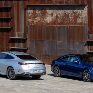Mercedes bezeichnet seinen neuen Zweitürer als „das größte Coupé im Mittelklasse-Segment“.(Bild:  Mercedes-Benz)