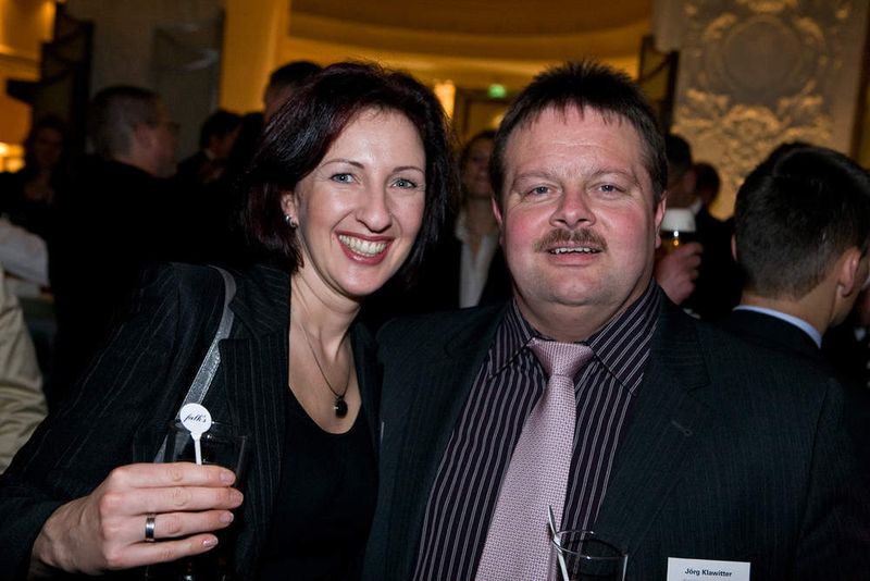 Sandra Schüller von IT-BUSINESS mit Jörg Klawitter von Fröhlich + Walter. (Archiv: Vogel Business Media)