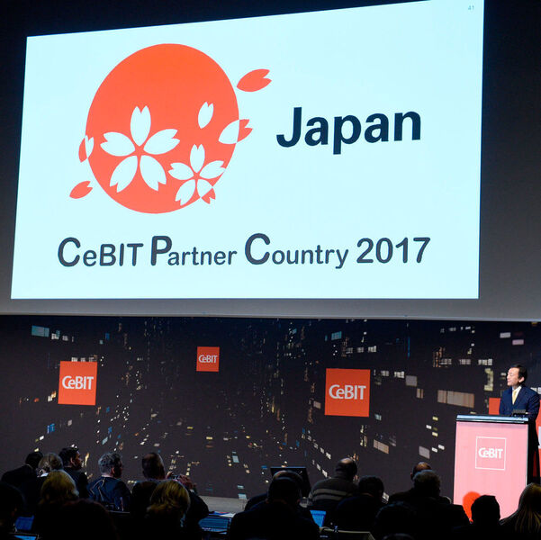 Die ausländischen Partner prägten die Cebit. Von Japan... (Deutsche Messe/Cebit)