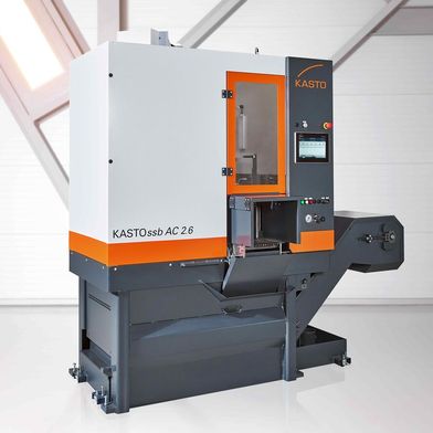 There are only two and a half months left until AMB 2026. As summer comes to an end, Kasto is significantly turning up the heat in terms of sawing technology. The central highlight is called Kastossb, which has been significantly improved. But there's more ... (Image: Kasto)