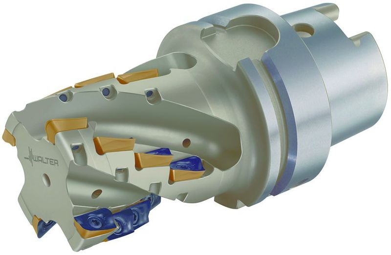 Bild 5: Ein häufig eingesetztes Werkzeug für das Taschen- und Nutfräsen ist der Igelfräser Xtratec F4138 mit Systemwendeplatten der Form ADGT.  Bilder: Walter (Archiv: Vogel Business Media)