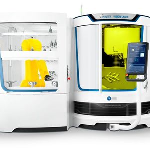 «Vision Laser»: Die neue Laserbearbeitungsmaschine auf Basis der bewährten Walter «Vision»-Technologie für hochpräzise Laserbearbeitung von Werkzeugen.(Bild:  Walter)