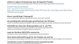 Konformitätserklärung Armilla.JPG (Mediaform Informationssysteme GmbH)