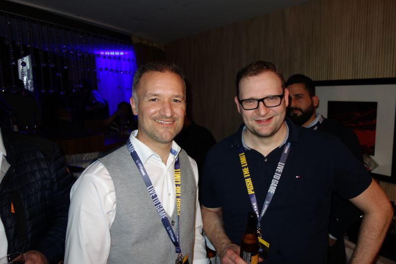 (v. l.) René van Rijn, First WISE, und Robert Schenker, Schenker Technologies. (IT-BUSINESS)