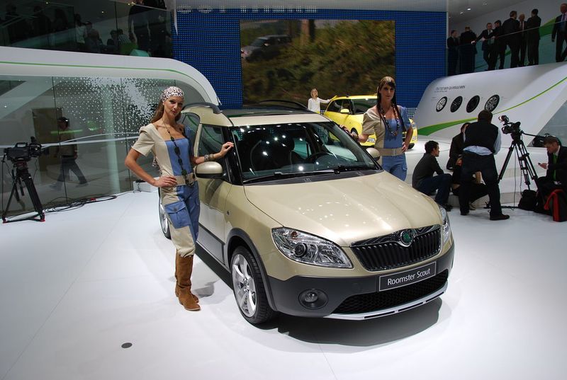 ...und den Roomster Scout. (Archiv: Vogel Business Media)