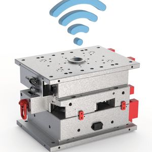 Mounting the tracker on the mould assembly(Source:  Strack Norma)