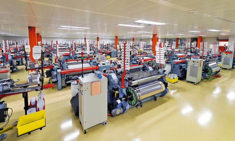 Die Produktionshalle der  G. Bopp + Co. AG in Wolfhalden (AR). (Bild: Bopp + Co.)