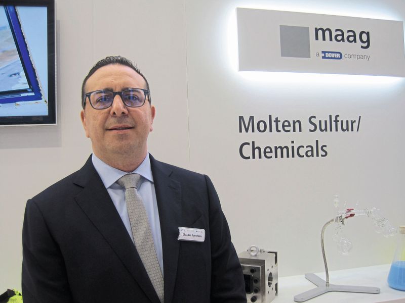 “Achema is a great opportunity for us to present our new products and innovations to meet the requirements of our customers producing pumps, customized for each application and process. Maag has developed a complete portfolio of external gear pumps, designed to offer versatility, strength, reliability, safety and flexibility.” Claudio Bonafede, Managing Director, Maag Italy (Bild: PROCESS)