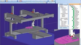 Ein Beispiel aus dem umfangreichen Alma-Angebot ist die Software für die Programmierung von Schneidmaschinen und Schneidrobotern – Act/Cut 3d. Bild: Alma (Archiv: Vogel Business Media)